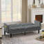 Velvet Futon Couch-1275044675