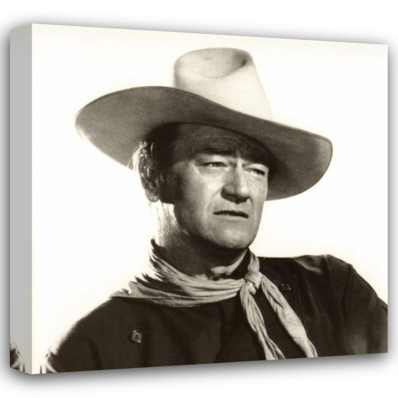 John Wayne, 28" H x 28" W