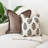 Brown Block Print Pillow Covers