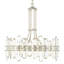 Lustre cylindrique unique à 8 lumières avec détails en cristal Demitrius-596070431-599017153