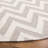 Vanderhoof Hand Woven Flat Weave Wool/Cotton Chevron Rug in Gray/Ivory-22512906