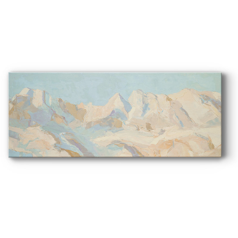 Montagne, toile tendue avec châssis, H 20 po x l 50 po x P 1,5 po