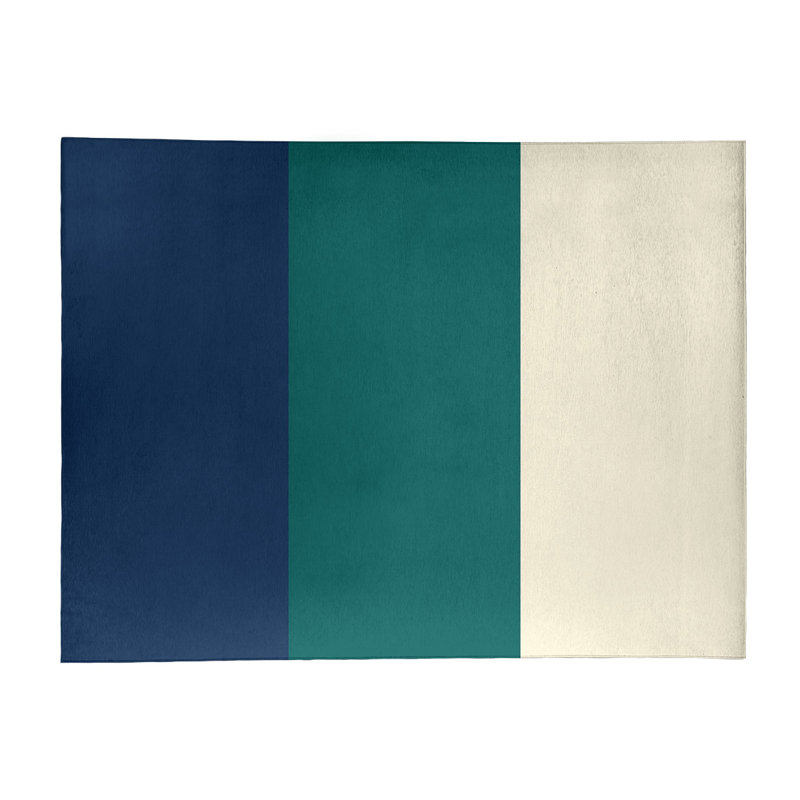 Chenille Striped Indoor Rug, Rectangle 5' x 7'