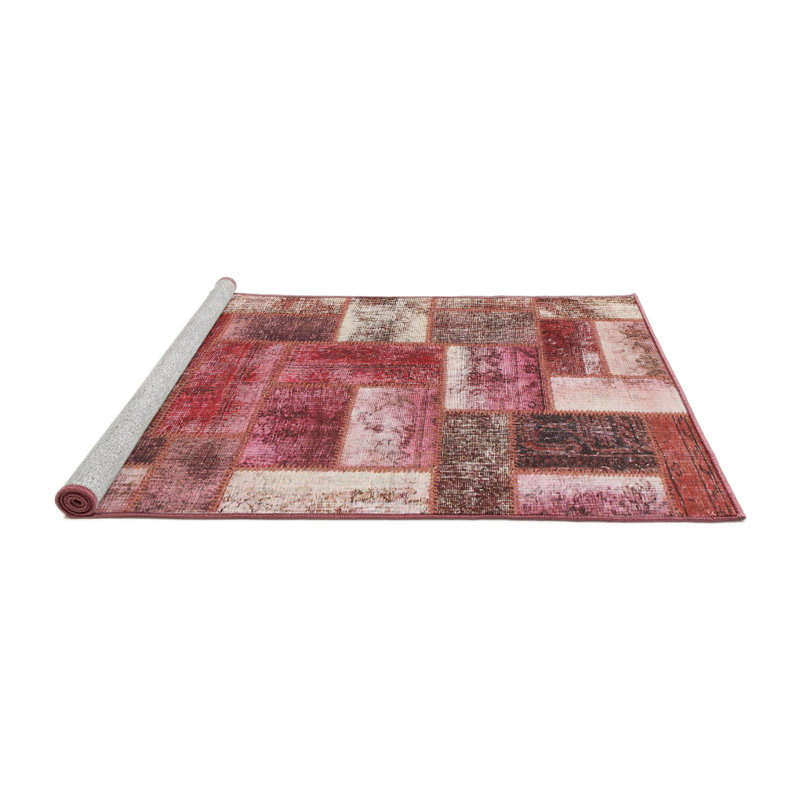 Geometric Indoor Rug, Round 4'