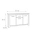 Jess 161.4 Cm Wide 1 Drawer Sideboard