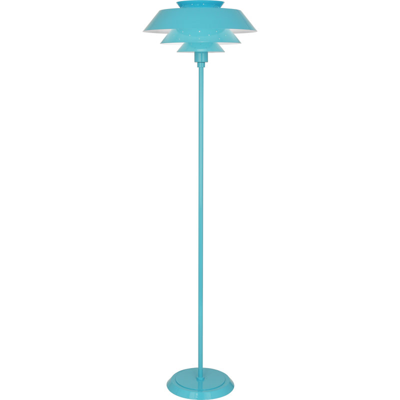 Lampe sur pied 60,4 po Pierce, Bleu crème, Bleu crème
