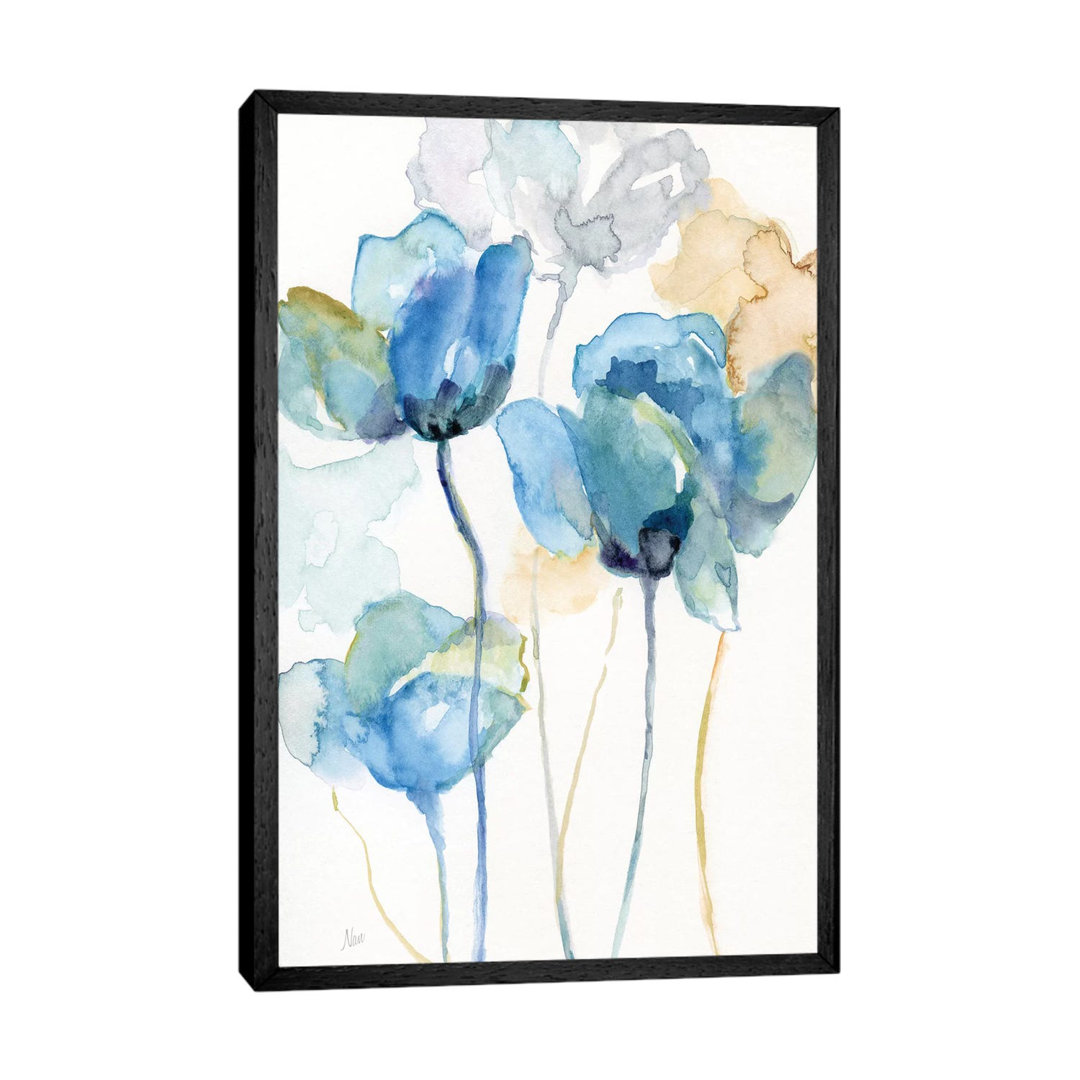 Wildflower Blues I by Nan - Painting on Canvas