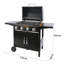 Clementine Belfry Kitchen 4 - Burner Countertop Liquid Propane 30000 BTU BTU Gas Grill with Cabinet
