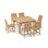 Windsor Outdoor 7 - Piece Teak Dining Set