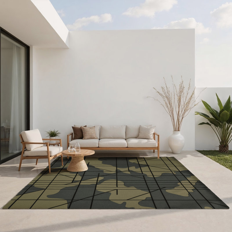 Tapis intérieur et extérieur Patrol Layer, Rectangle 1 pi 6 po x 2 pi 6 po