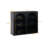 Modern Two-Door Wall Cabinet With Three-Tier Storage And Woven Pattern, Ideal For Entryway, Living Room, Bathroom, And Dining Room-662496688