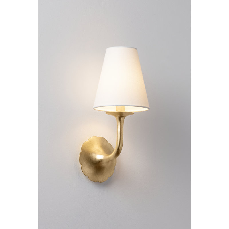 WINNIPEG WALL SCONCE, Vintage Gold Leaf