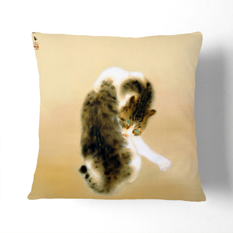 Square Throw Cushion, 40cm H x 40cm W x 15cm D