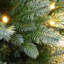 Sapin de Noël artificiel réaliste et mince de 1,5 m, préilluminé, avec pointes givrées et 150 lumières DEL blanc chaud