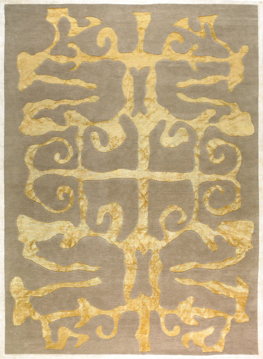 Contemporary Abstract Area Rug, Rectangle 12' x 18'