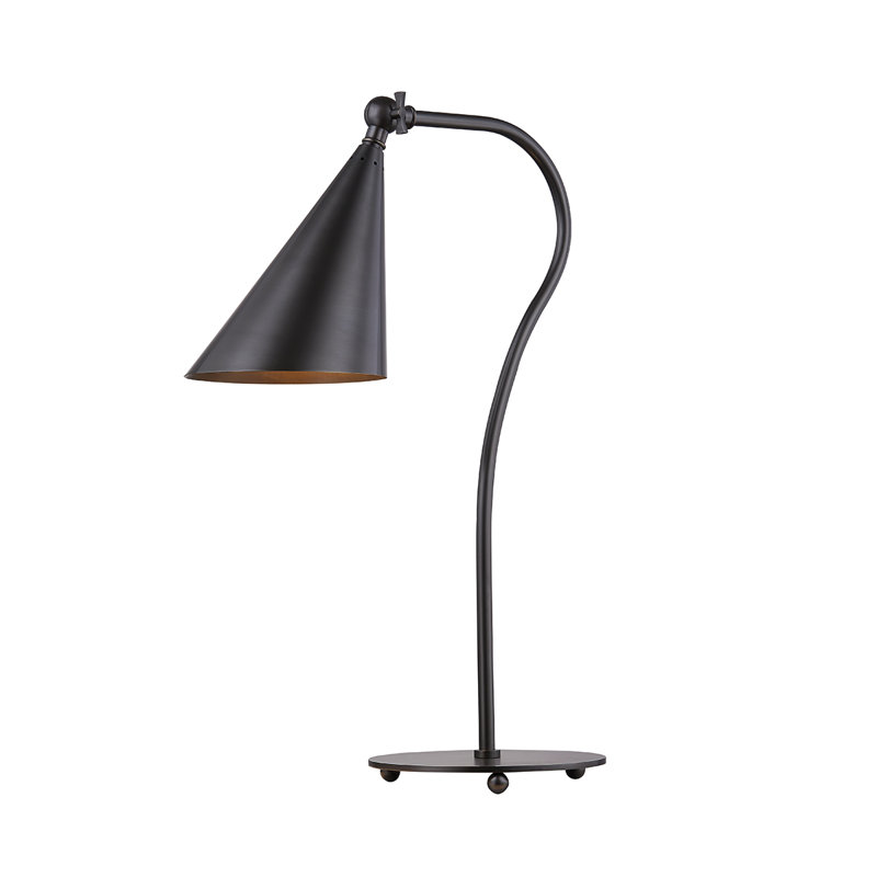 One Light Table Lamp, Old Bronze