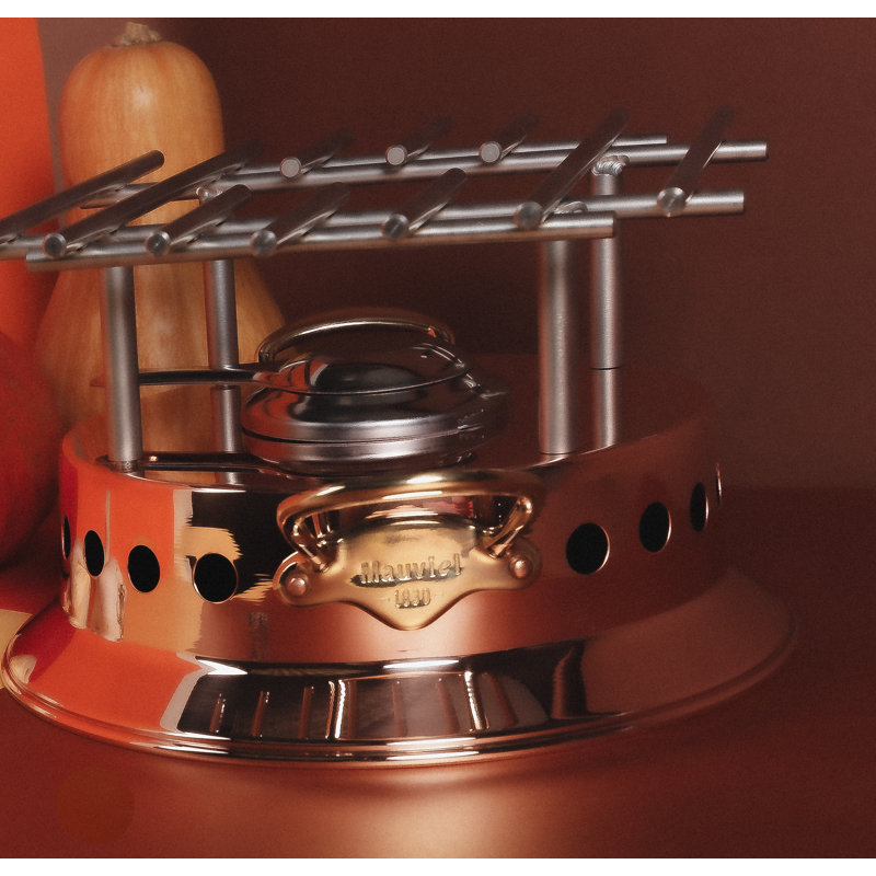 Mauviel M'PLUS Portable Heater With Brass Handle, 8.6-In