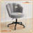 Petal Swivel Task Chair with Tufted Back – Adjustable Height Make-Up Chair for Vanity & Office-129051409