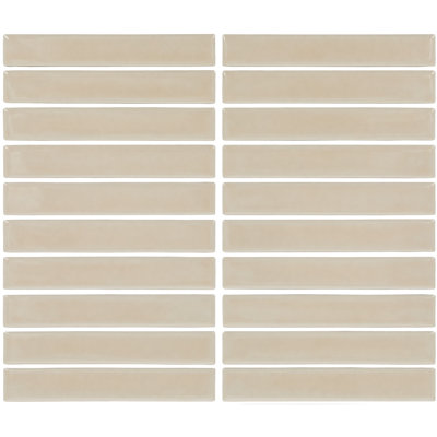 Daltile Artcrafted 1 x 6 Glazed Ceramic Mosaic Tile (10 PCS Per Carton) (10.00 SQFT Per Carton)