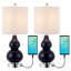 Lampe de table USB en métal Ersell-194542814