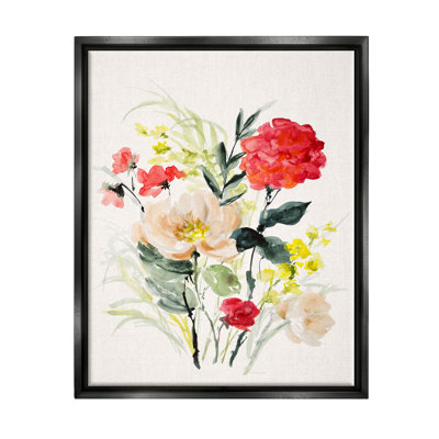 "Bold Mixed Flower Arrangement" par Lanie Loreth - Peinture sur toile