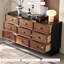 Armoire d'appoint en bois massif et manufacturé-210185754