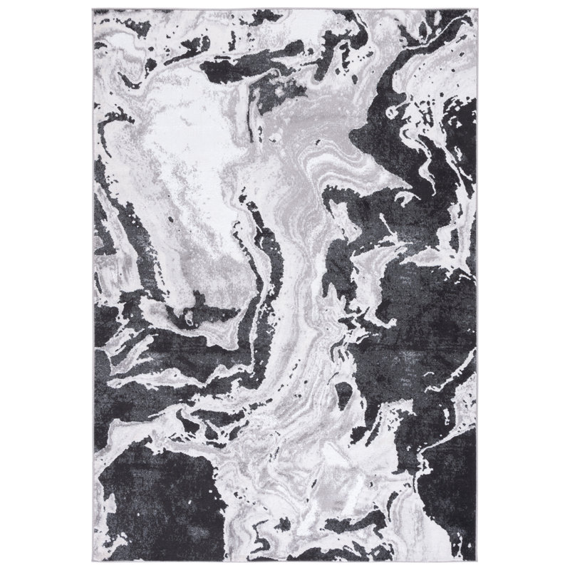 Amelia Performance Abstract Rug, Rectangle 4'5" x 6'5"