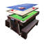 7 ft Multi Games Billiards  Air Hockey + Table Tennis + Table Top – Mattew with Benches-840721899