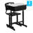 Goddard Adjustable Height Student Desk and Chair with Pedestal Frame