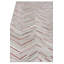 Natural Hide Cowhide Chevron Area Rug-113728013