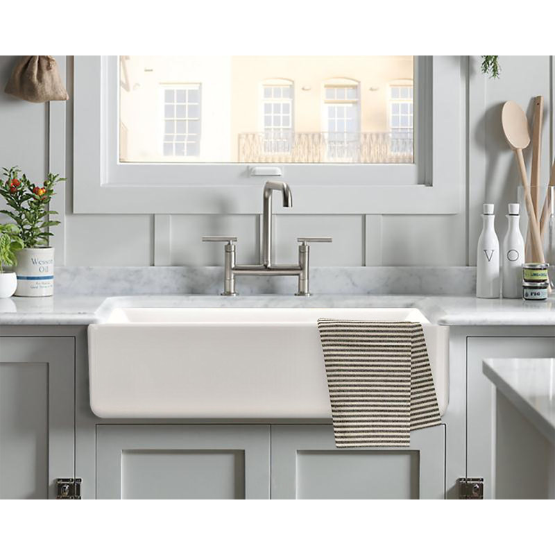 30'' L Single Bowl Ceramic Kitchen Sink