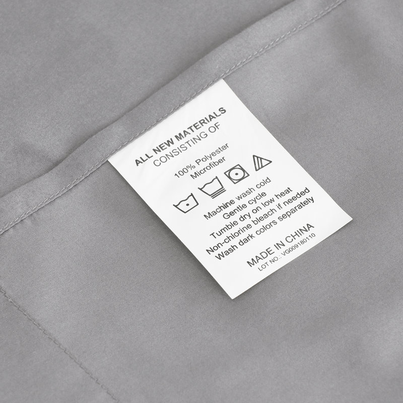 Twill Sheet Set, Gray, Twin XL Sheet Set