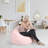 Faux Fur Fluffy Hearts Classic Bean Bag-70000264