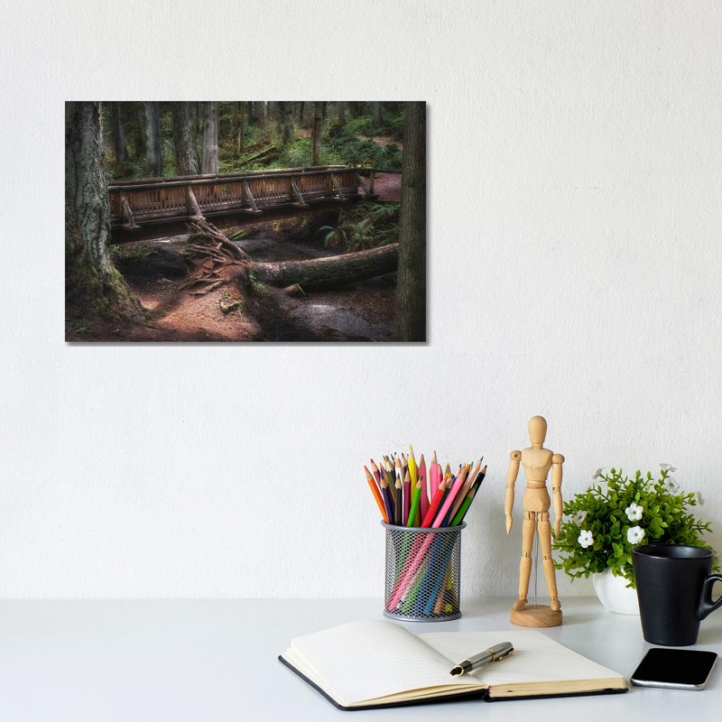 A Walk In Through Nature by Louis Ruth - Wrapped Canvas Painting, 20.32 cm H x 30.48 cm W
