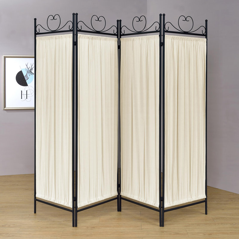 Paravent pliable 4 panneaux Shoji beige