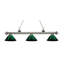 Luminaire suspendu linéaire à 3 lumières pour table de billard Chevelle-22737237-22737241-22737240