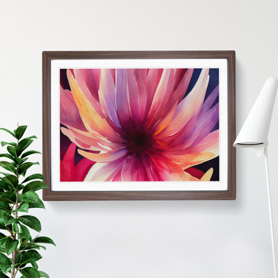 Watercolour Chrysanthemum Flower Vol.4 - Single Picture Frame Painting