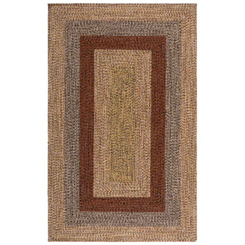 Welling Woven Performance Machine Washable Performance Chevron Indoor/Outdoor Area Rug, Rectangle 5' x 8'