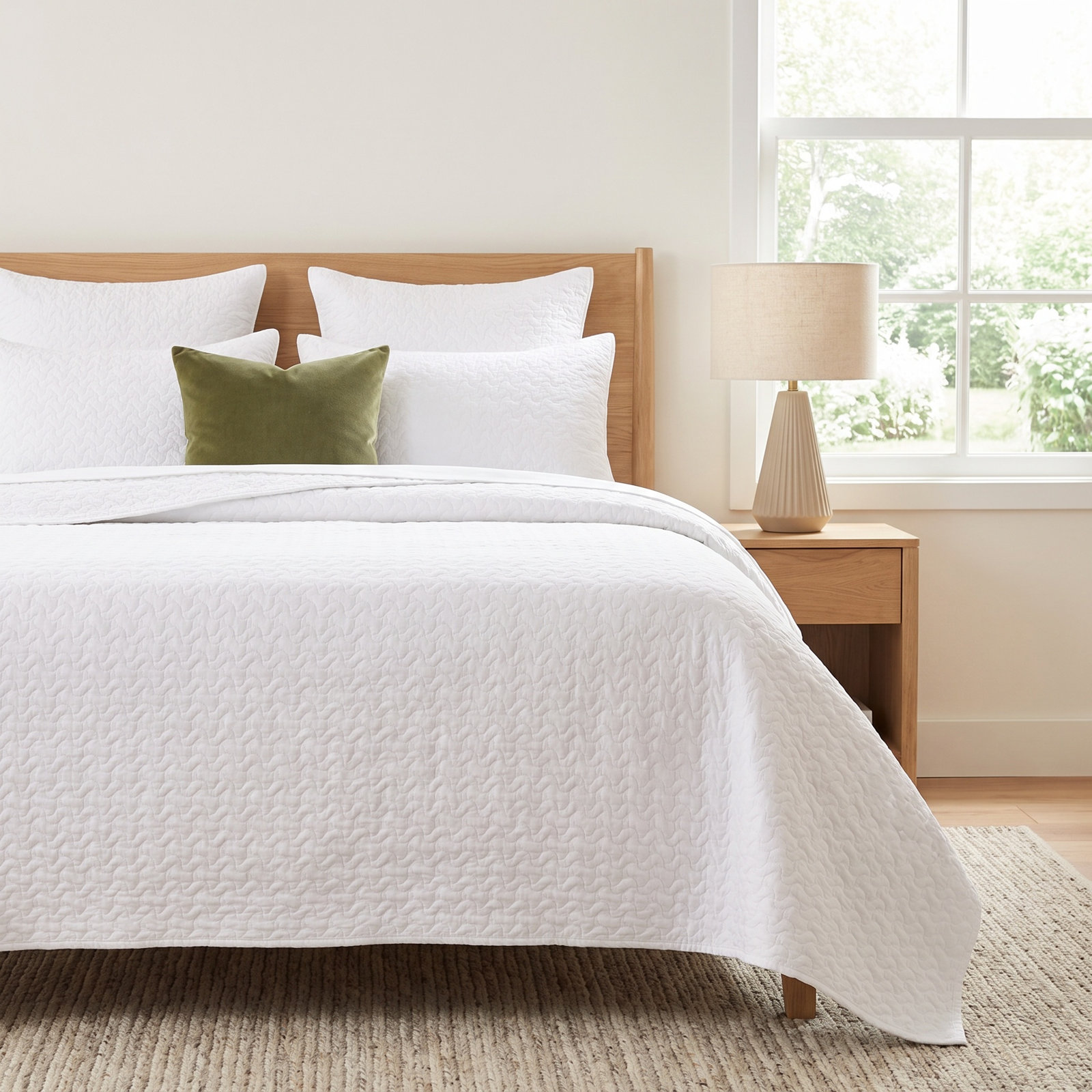 Jovani Cotton Quilt Set, King Quilt