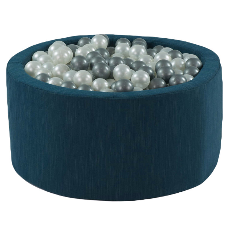 Eco Ball Pit - 90 x 27 x 5 cm with 200 x 6 cm Balls, Blue