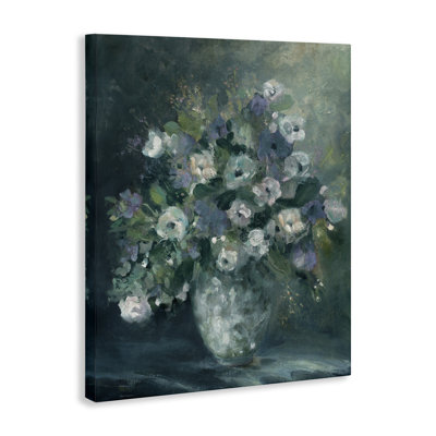 «Full Bouquet in Green Tones», art mural par Carol Robinson