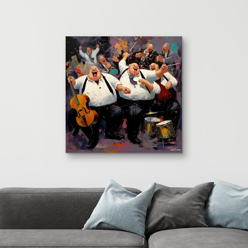 Loud noise - 32"x32" art on canvas