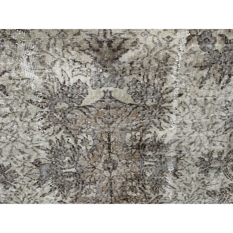Tapis classique en laine, tapis floral beige 61 x 96,9 pouces