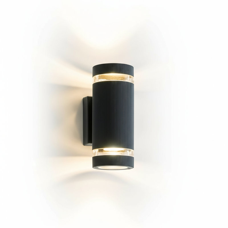 24cm H Outdoor Sconce, Grey