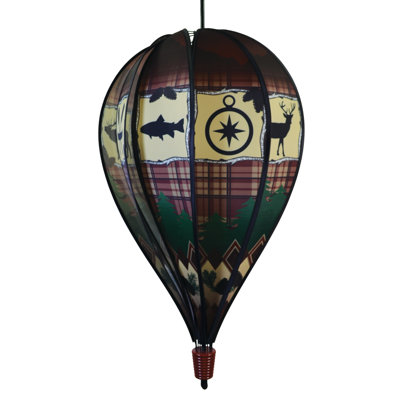 Montgolfière rustique 10 panneaux Rustic Lodge
