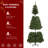 7.5' Lighted Pine Christmas Tree