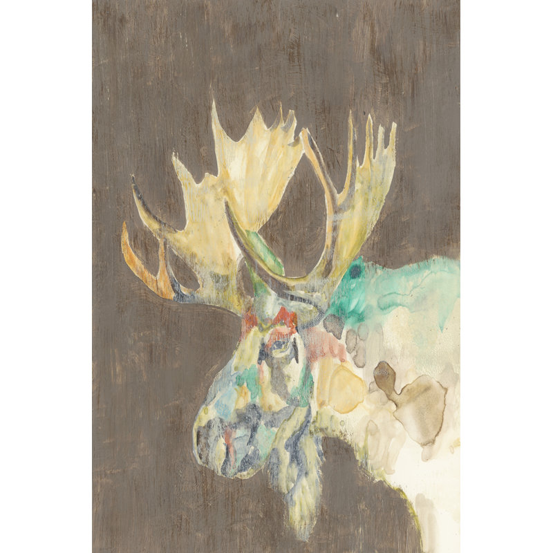 Rustic Wildlife IV by Jennifer Goldberger - Wrapped Canvas Art Prints, 91cm H x 61cm W x 3.8cm D