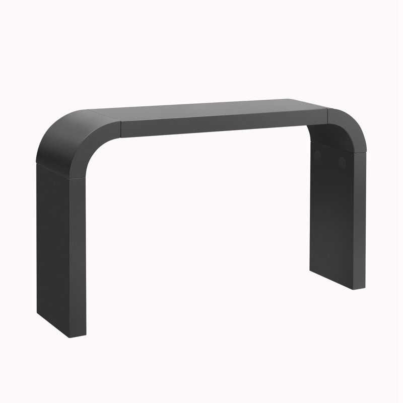 Modern Minimalist Console Table, Black