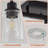 Adjustable Semi Flush Mount Ceiling Light with Clear Glass Shades-1453909622