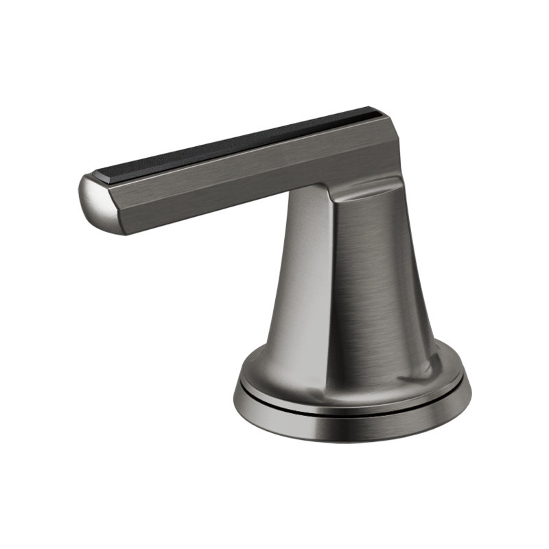 Levoir® Two-Handle Wall Mount Lavatory Faucet - Less Handles, Lever, Luxe Nickel